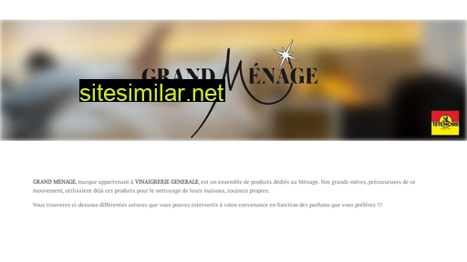 vinaigre-grandmenage.fr alternative sites