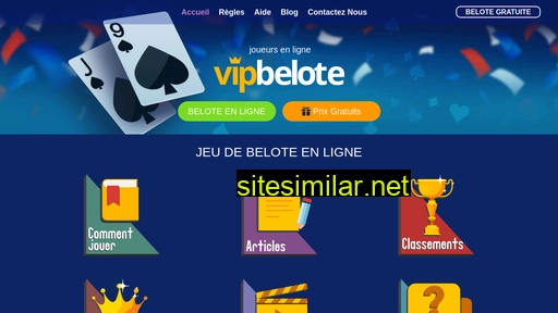 vipbelote.fr alternative sites