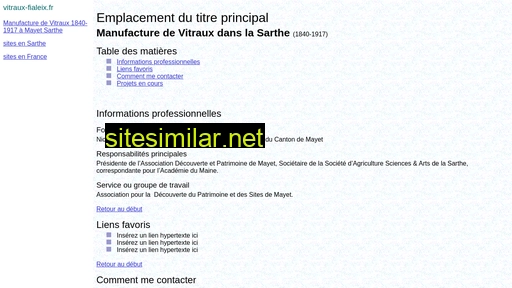 vitraux-fialeix.fr alternative sites
