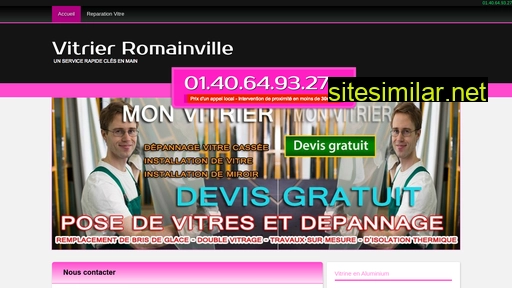 vitrier-romainville.fr alternative sites