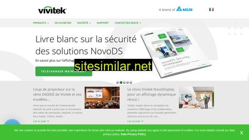 vivitek.fr alternative sites