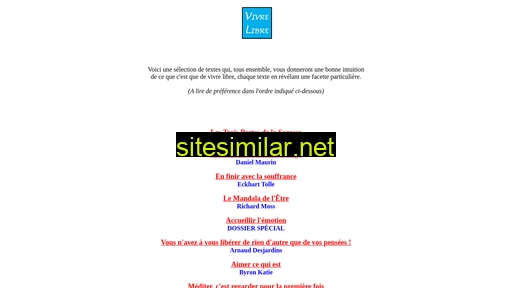 vivrelibre.free.fr alternative sites