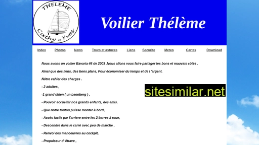 voilier-theleme.fr alternative sites