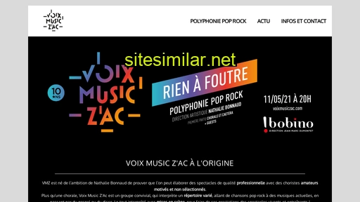 voixmusiczac.fr alternative sites