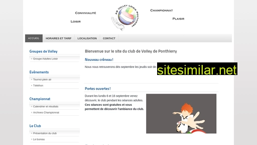 volleyball-ponthierry.fr alternative sites