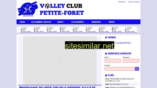 volleyclubpetiteforet.fr alternative sites