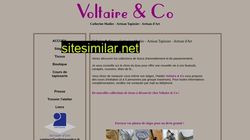 voltaireandco-tapissier.fr alternative sites