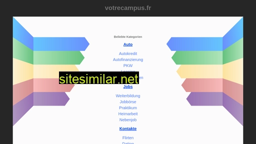 votrecampus.fr alternative sites