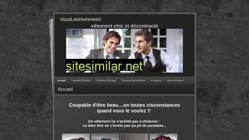 vousleshommes.fr alternative sites