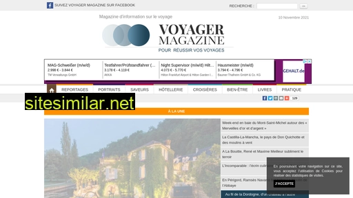 voyager-magazine.fr alternative sites
