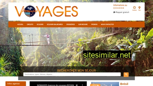 voyagesnomades.fr alternative sites