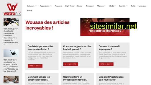 watronix.fr alternative sites