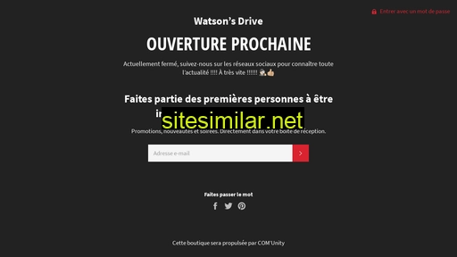 Watsonsdrive similar sites