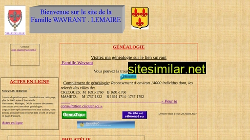 wavrant.fr alternative sites