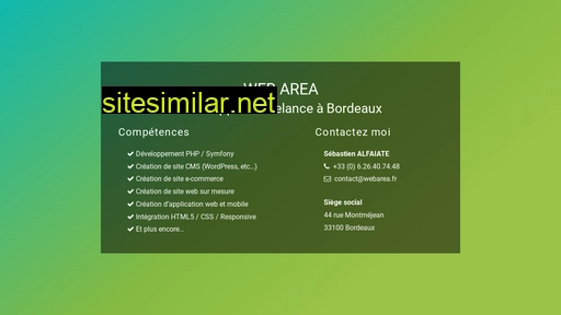 webarea.fr alternative sites