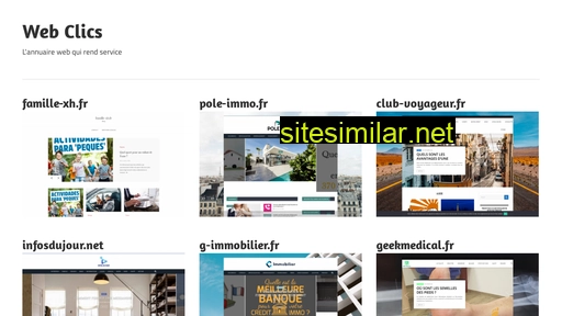 Web-clics similar sites