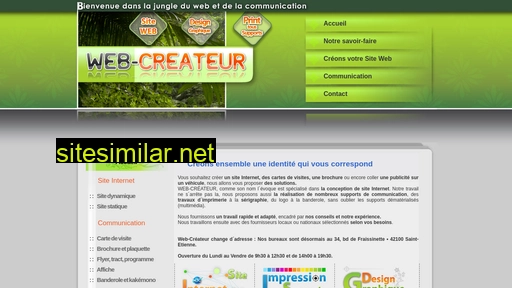Web-createur similar sites