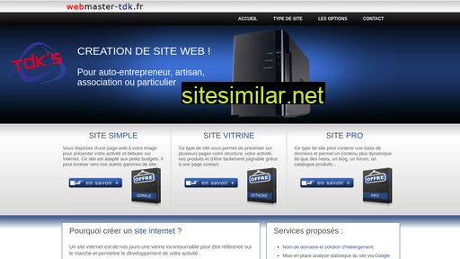 webmaster-tdk.fr alternative sites