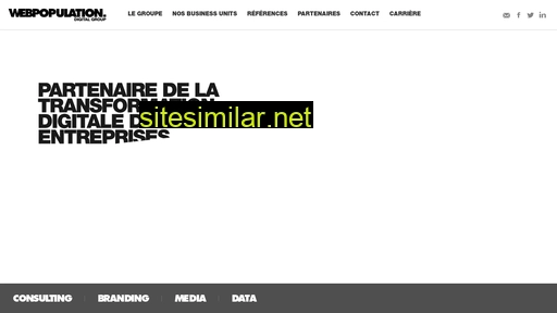 webpopulation.fr alternative sites