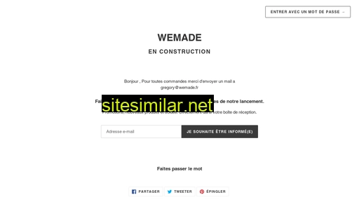wemade.fr alternative sites