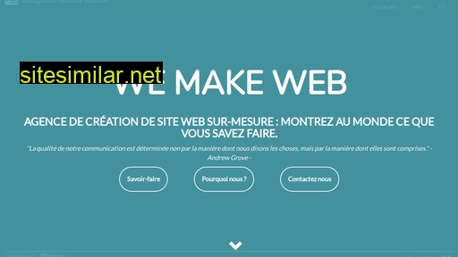 wemakeweb.fr alternative sites