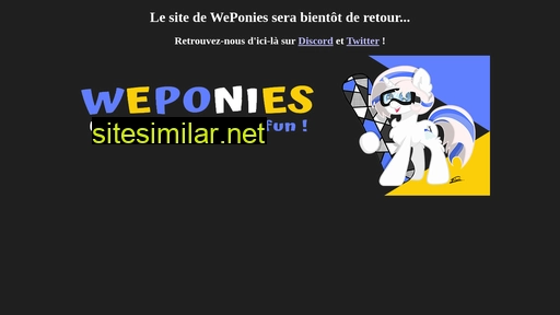 weponies.fr alternative sites
