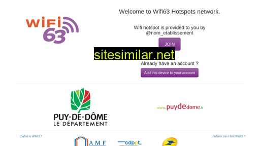 Wifi63 similar sites