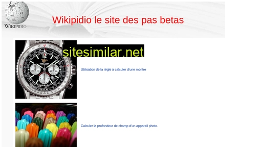 wikipidio.fr alternative sites