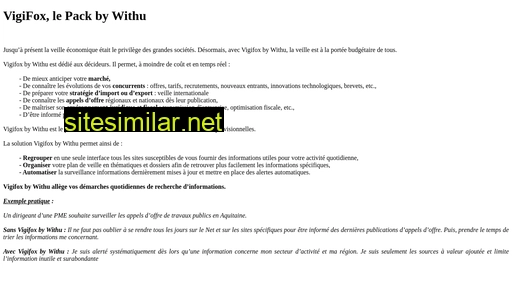 withu.fr alternative sites