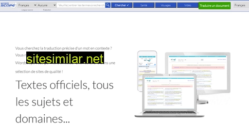 wordscope.fr alternative sites