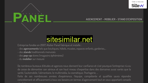 www.atelierpanel.sitew.fr alternative sites