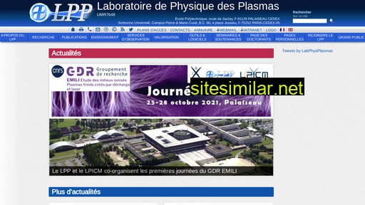 www.lpp.polytechnique.fr alternative sites