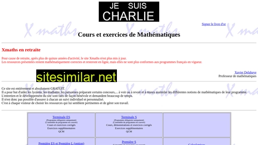 xmaths.free.fr alternative sites