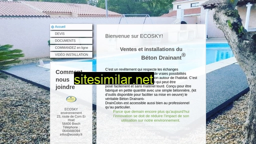 béton-drainant.fr alternative sites