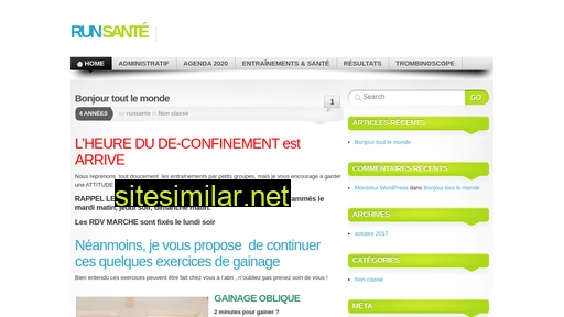 runsanté.fr alternative sites