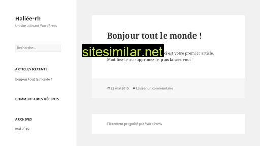 haliée-rh.fr alternative sites