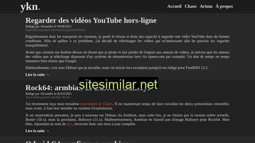 ykn.fr alternative sites