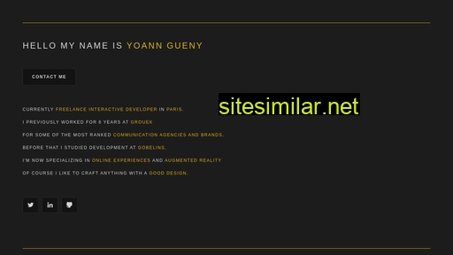 Yoann-gueny similar sites