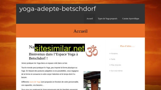 yoga-adepte-betschdorf.fr alternative sites