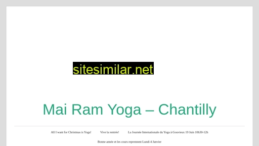 yoga-chantilly.fr alternative sites