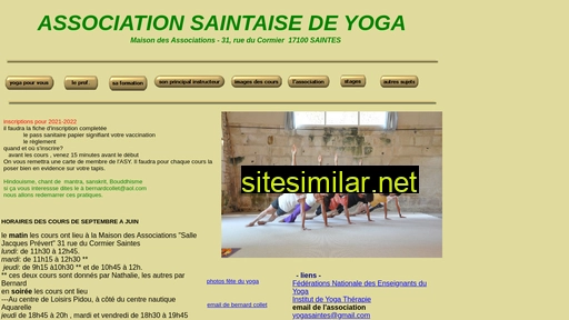 yogasaintes.fr alternative sites