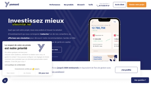 yomoni.fr alternative sites