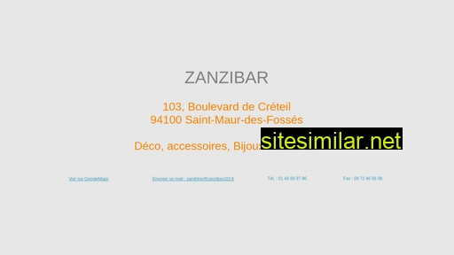 Zanzibar103 similar sites