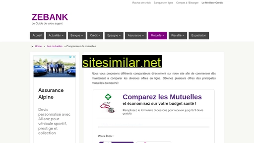 zebank.fr alternative sites