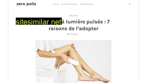 zeropoils.fr alternative sites