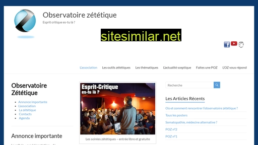 zetetique.fr alternative sites