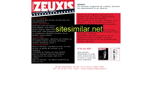 zeuxis.fr alternative sites