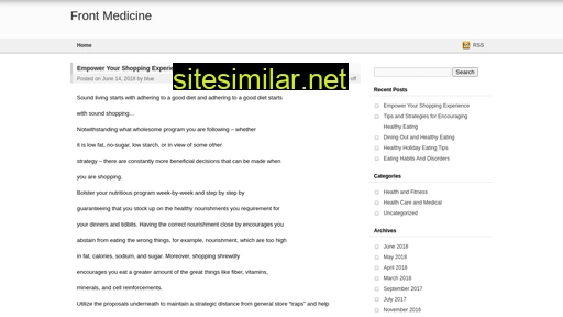 Frontmedicine similar sites