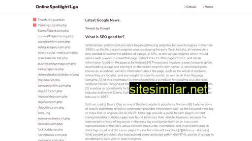 Onlinespotlight1 similar sites