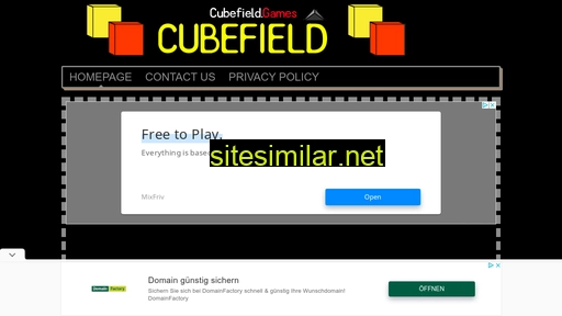 cubefield.games alternative sites